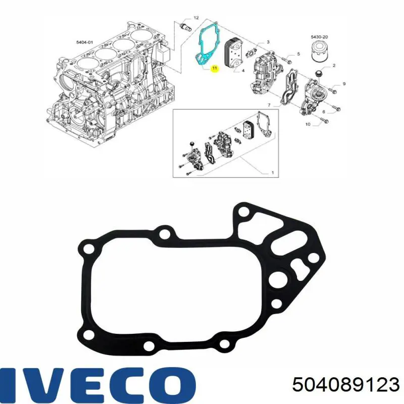 Vedante do radiador de óleo Iveco 504089123 preço, a partir de 8,08 USD