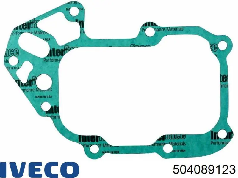 Vedante do radiador de óleo Iveco 504089123