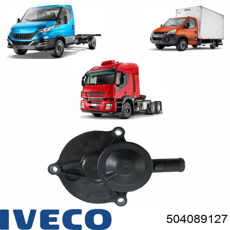 Compre 504089127 Iveco Tampa de separador (de separador de óleo)
