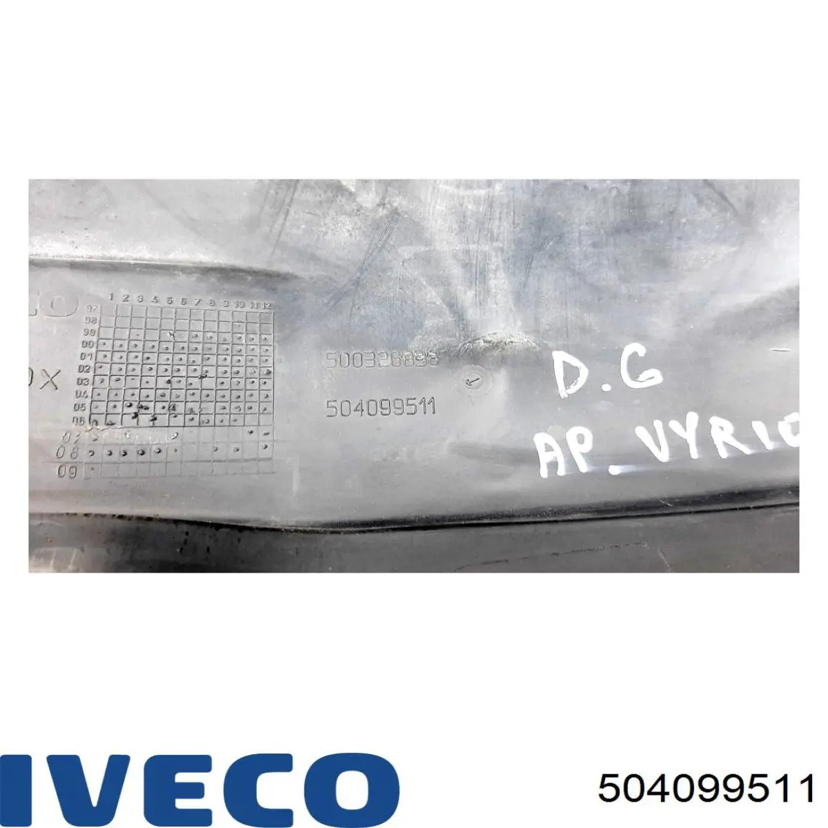 Pára-choque traseiro, parte direita 504099511 Iveco