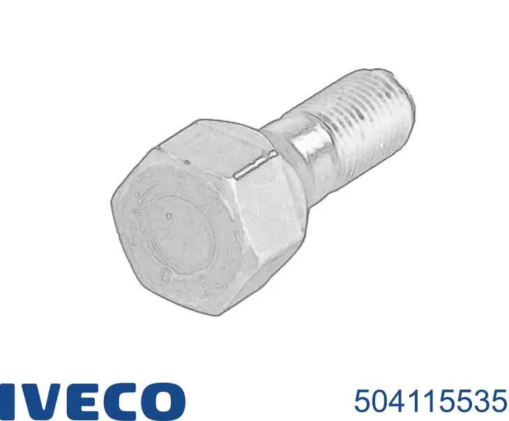Parafuso de roda 504115535 Iveco