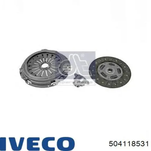 Kit de embraiagem (3 peças) 504118531 Iveco