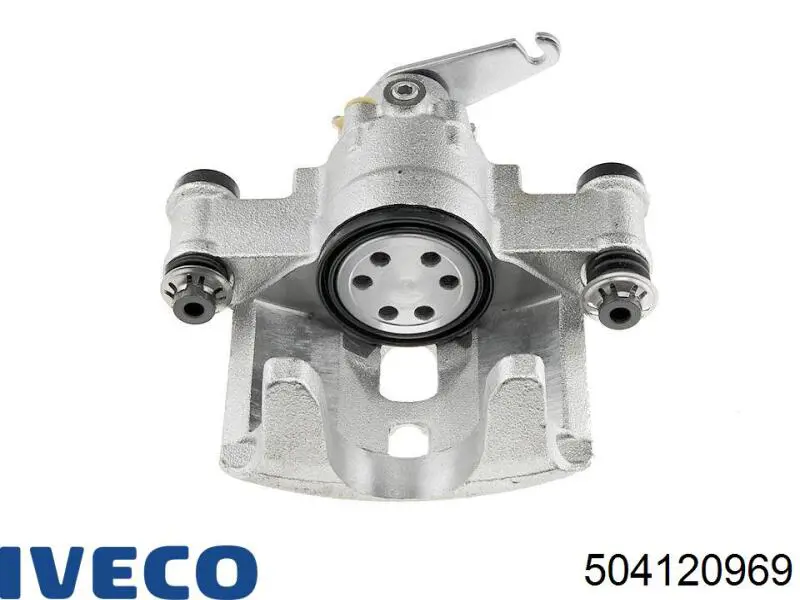 Suporte do freio traseiro esquerdo 504120969 Iveco