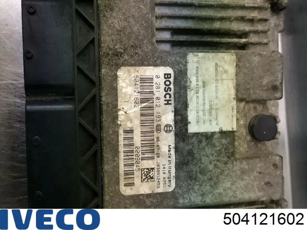 Módulo de direção (Centralina eletrônica) de motor Iveco 504121602 preço, a partir de 383,08 USD
