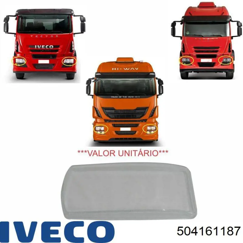 Compre 504161187 Iveco Vedante de tampa de válvulas de motor
