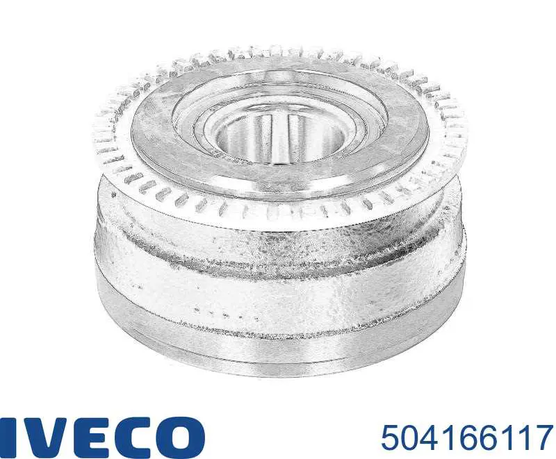 Rolamento de cubo dianteiro 504166117 Iveco