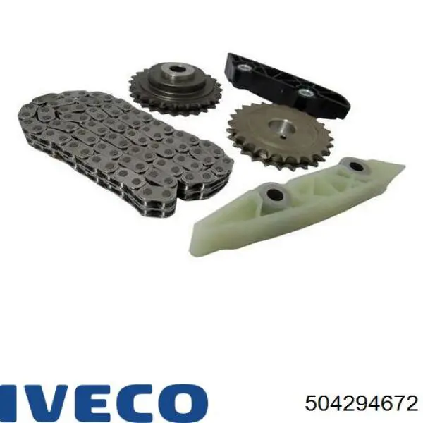 Cadeia do mecanismo de distribuição de gás, kit Iveco 504294672