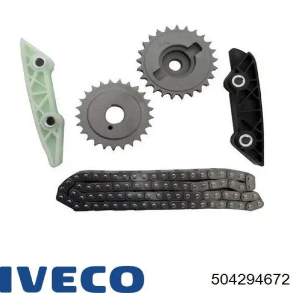 504294672 Iveco Cadeia do mecanismo de distribuição de gás, kit