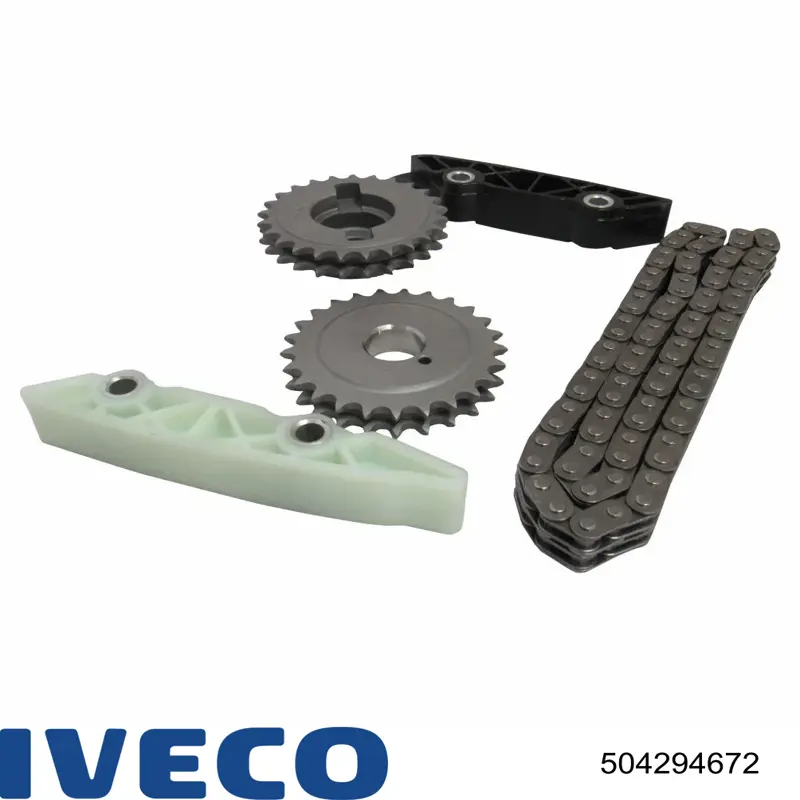 Cadeia do mecanismo de distribuição de gás, kit 504294672 Iveco