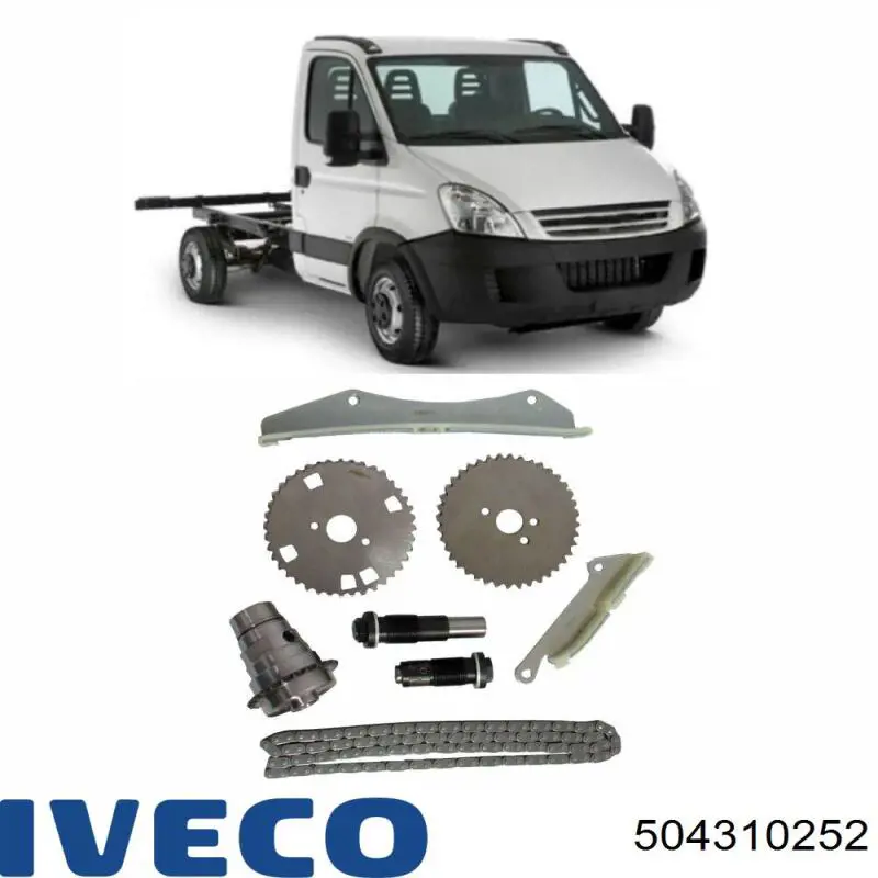 Compre 5802122595 Iveco Amortecedor de cadeia do mecanismo de distribuição de gás, kit