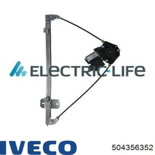 Compre 504356352 Iveco Mecanismo de acionamento de vidro da porta dianteira esquerda
