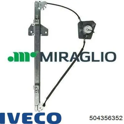 Mecanismo de acionamento de vidro da porta dianteira esquerda Iveco 504356352 preço, a partir de 64,97 USD