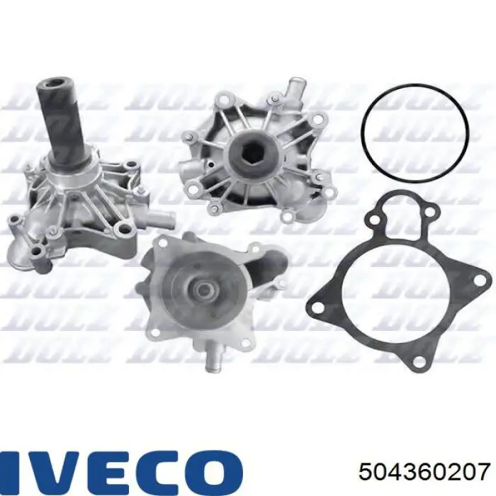 Bomba de água (bomba) de esfriamento 504360207 Iveco
