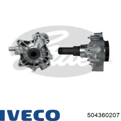 504360207 Iveco Bomba de água (bomba) de esfriamento