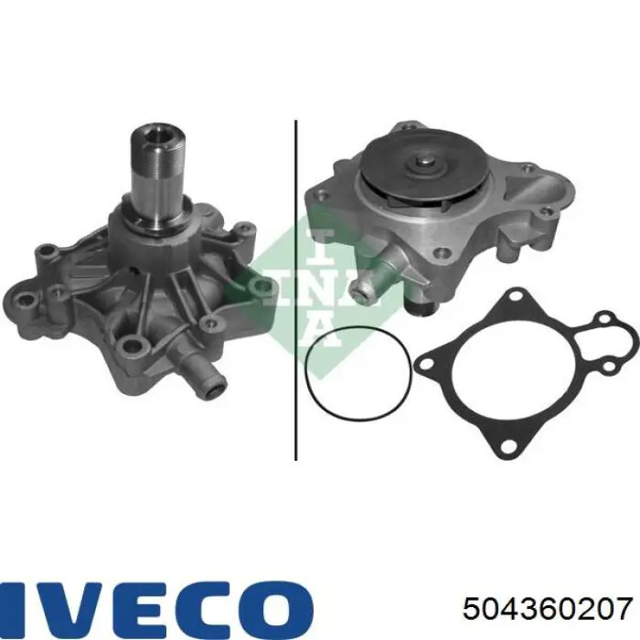 Bomba de água (bomba) de esfriamento Iveco 504360207 preço, a partir de 156,34 USD