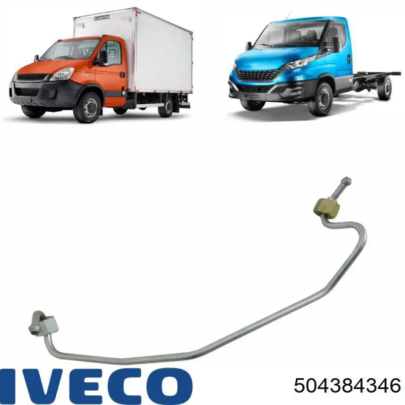Tubo de combustível, kit 504384346 Iveco