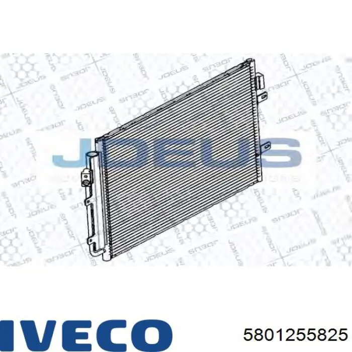 Radiador de aparelho de ar condicionado Iveco 5801255825