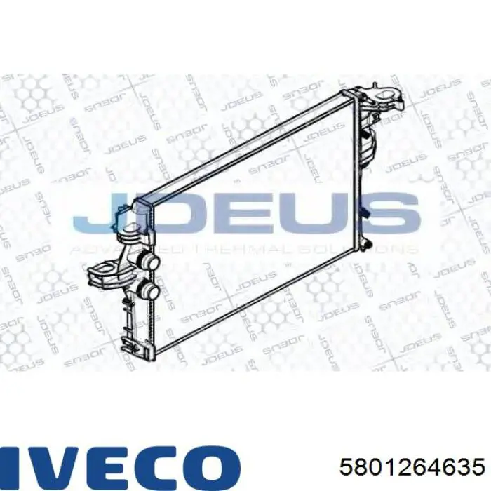 Radiador de esfriamento de motor Iveco 5801264635 preço, a partir de 185,07 USD