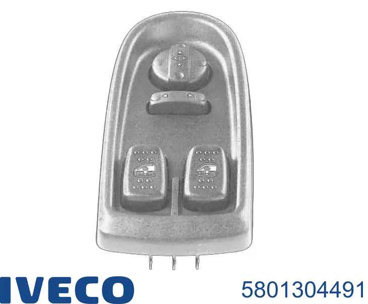 Botão dianteiro esquerdo de ativação de motor de acionamento de vidro Iveco 5801304491 preço, a partir de 52,70 USD
