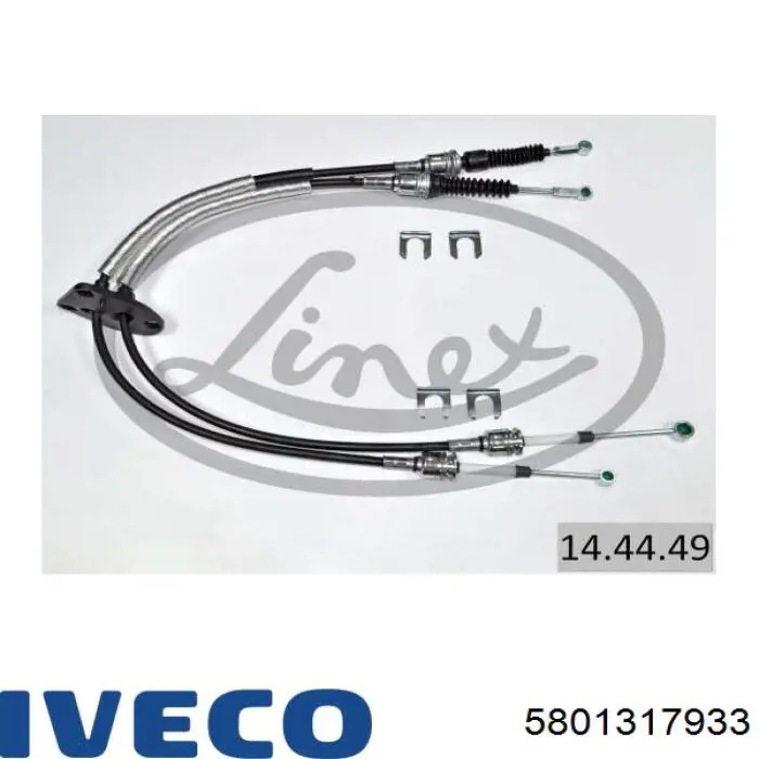 Cabo de mudança duplo 5801317933 Iveco