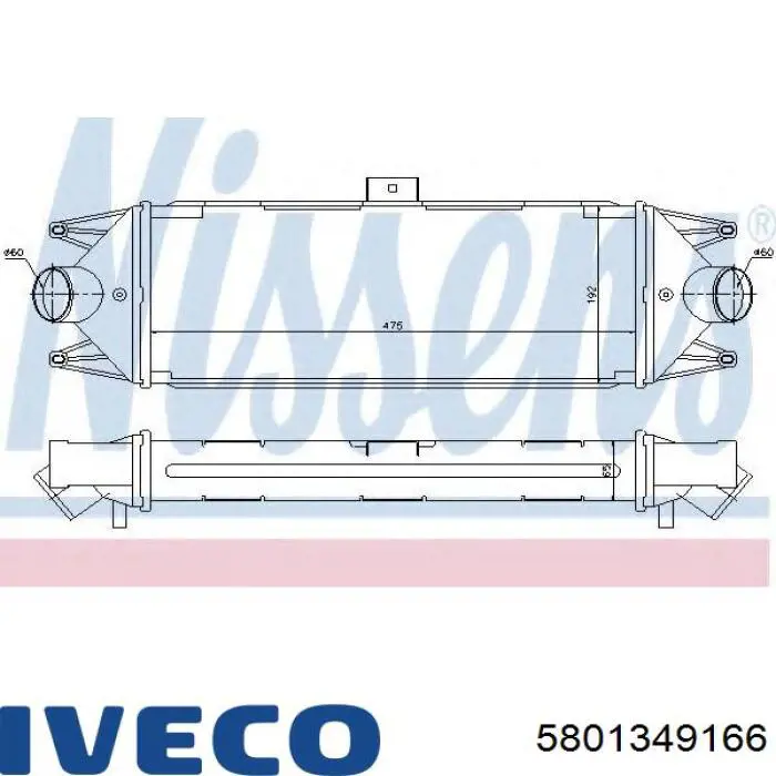 Compre 5801349166 Iveco Radiador de intercooler
