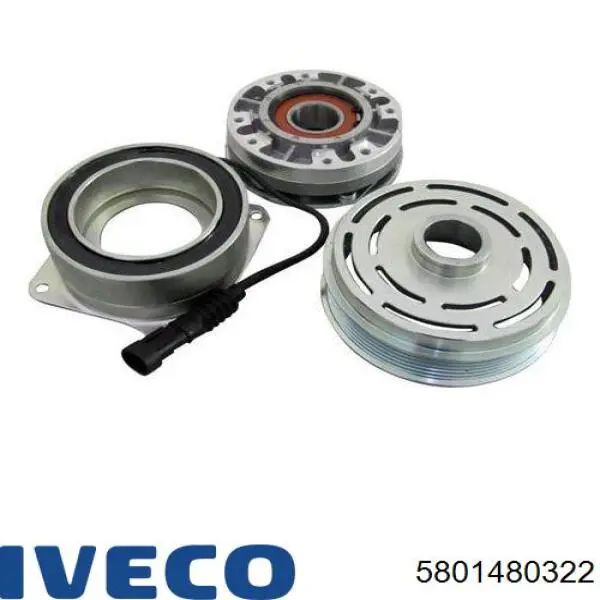 Acoplamento viscoso de ventilador de esfriamento 5801480322 Iveco