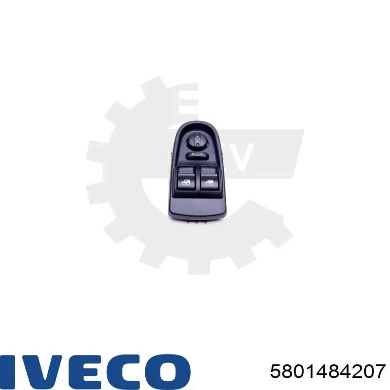 5801484207 Iveco Unidade de botões dianteira esquerda de controlo de elevador de vidro