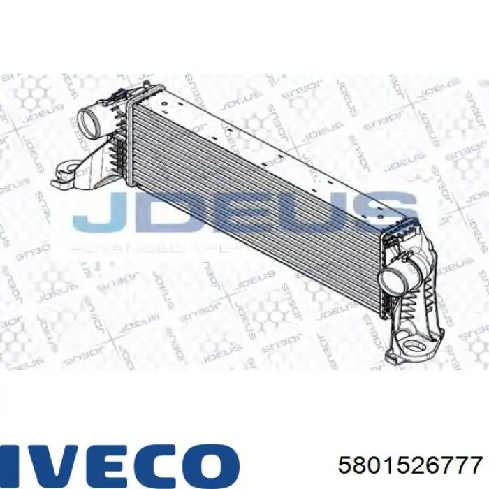5801526777 Iveco Radiador de intercooler