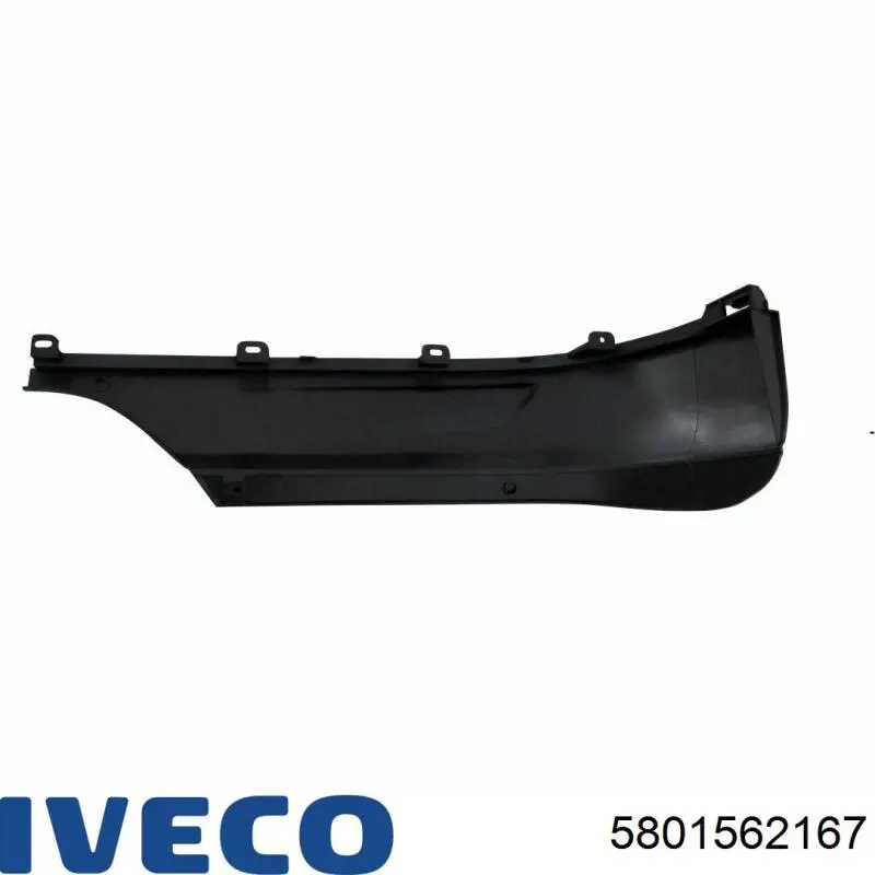 Spoiler direito do pára-choque dianteiro 5801562167 Iveco