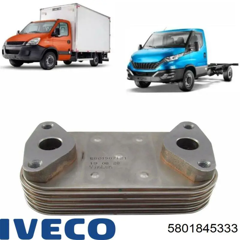 Compre 5802751739 Fiat/Alfa/Lancia Radiador de óleo (frigorífico), debaixo de filtro