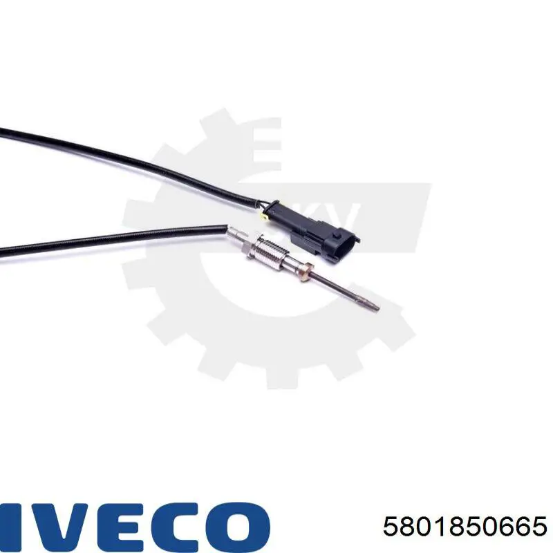 Sensor de temperatura dos gases de escape (GE), depois de filtro de partículas diesel Iveco 5801850665 preço, a partir de 71,96 USD