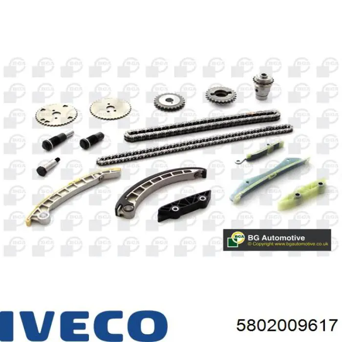 5802009617 Iveco Cadeia do mecanismo de distribuição de gás, kit