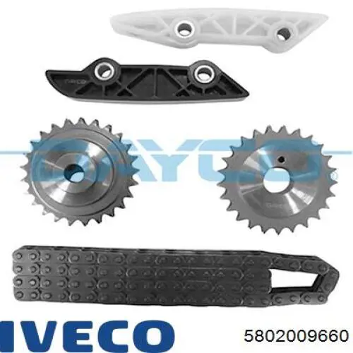 5802009660 Iveco Cadeia do mecanismo de distribuição de gás, kit