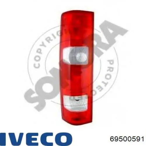 69500591 Iveco Lanterna traseira esquerda