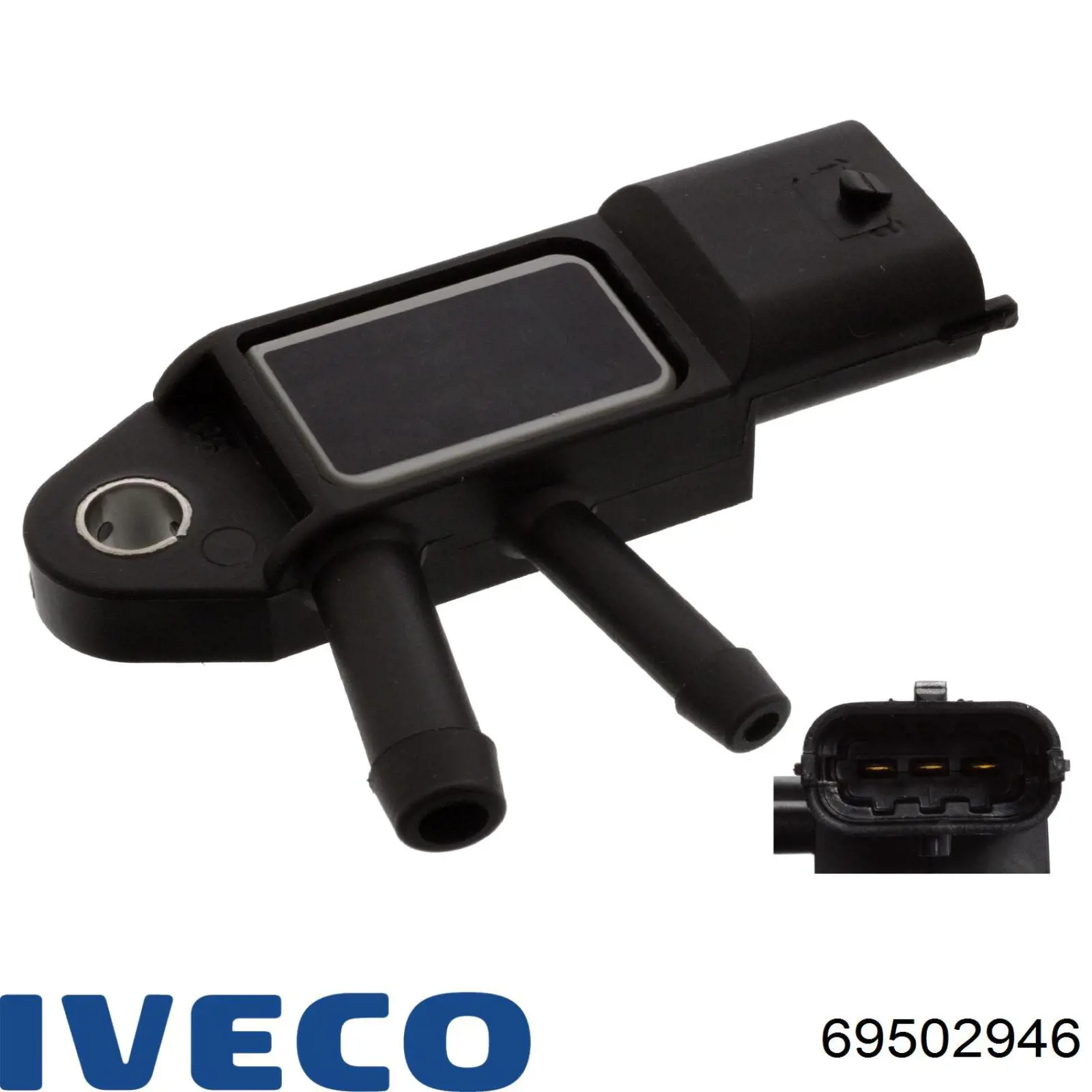 Compre 69502946 Iveco Sensor de temperatura dos gases de escape (GE), até o catalisador