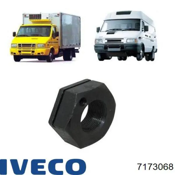 7173068 Iveco Porca de cubo dianteiro