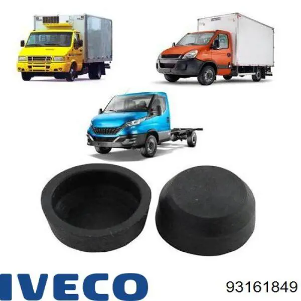 Compre 93161849 Iveco Kit de reparação de suporte do freio dianteiro