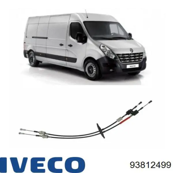 Cabo traseiro direito/esquerdo do freio de estacionamento Iveco 93812499 preço, a partir de 28,24 USD