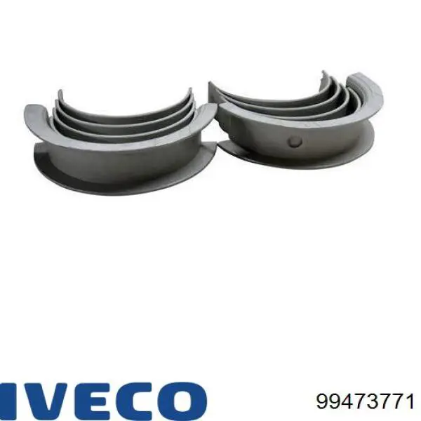 99473771 Iveco Folhas inseridas principais de cambota, kit, padrão (STD)