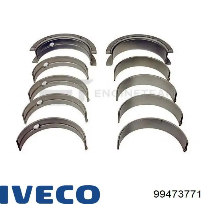 Folhas inseridas principais de cambota, kit, padrão (STD) Iveco 99473771 preço, a partir de 77,51 USD