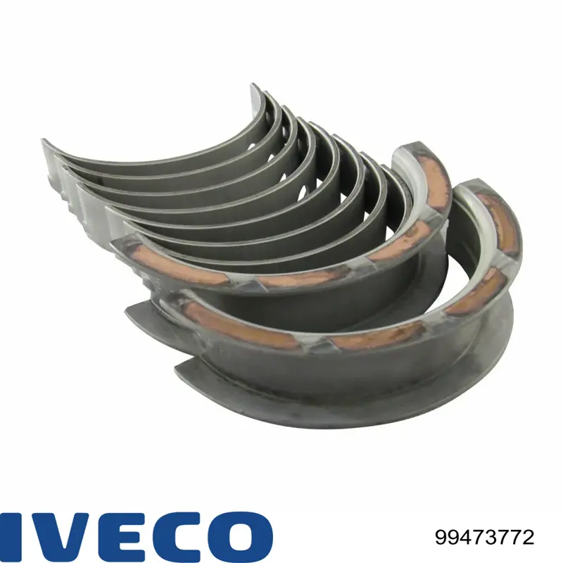 Folhas inseridas principais de cambota, kit, 1ª reparação ( + 0,25) Iveco 99473772 preço, a partir de 76,10 USD