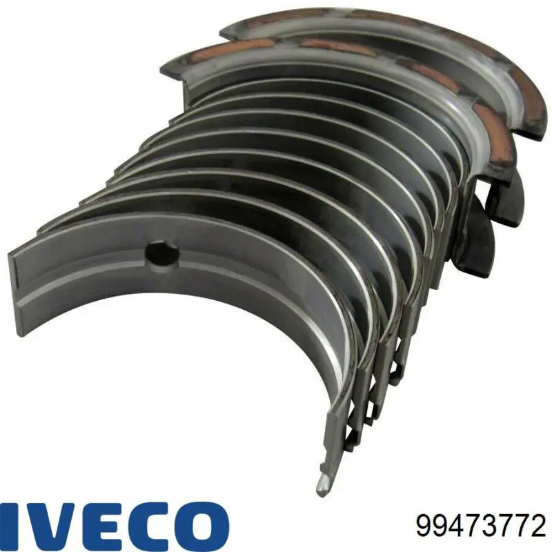99473772 Iveco Folhas inseridas principais de cambota, kit, 1ª reparação ( + 0,25)