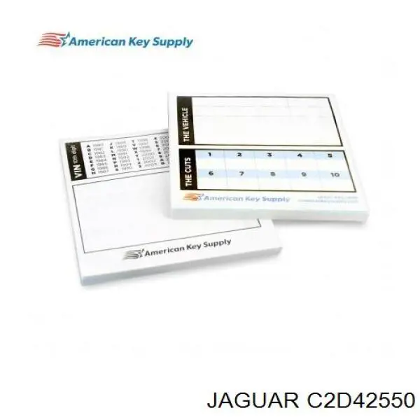 Compre C2D51457 Jaguar Chave de fecho de ignição