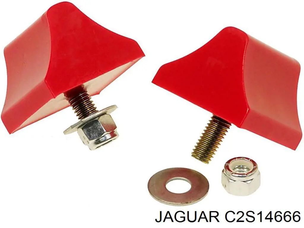 C2S14666 Jaguar Pára-choque (grade de proteção) de amortecedor dianteiro