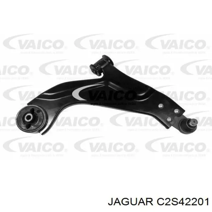 Braço oscilante inferior direito de suspensão dianteira C2S19367 Jaguar