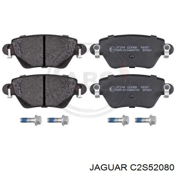 Sapatas do freio traseiras de disco Jaguar C2S52080 preço, a partir de 28,87 USD