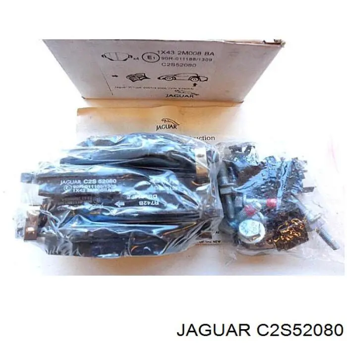 Compre C2S52080 Jaguar Sapatas do freio traseiras de disco