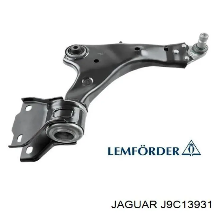 LR110277 Land Rover Braço oscilante inferior direito de suspensão dianteira