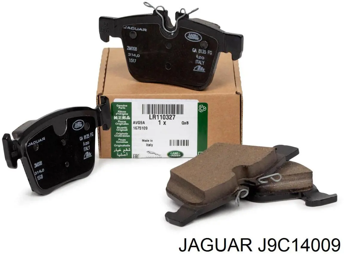 Sapatas do freio traseiras de disco Jaguar J9C14009 preço, a partir de 15,56 USD