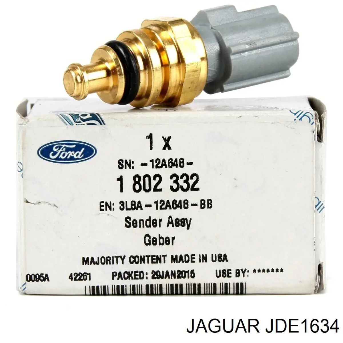JDE1634 Jaguar Sensor de temperatura do fluido de esfriamento